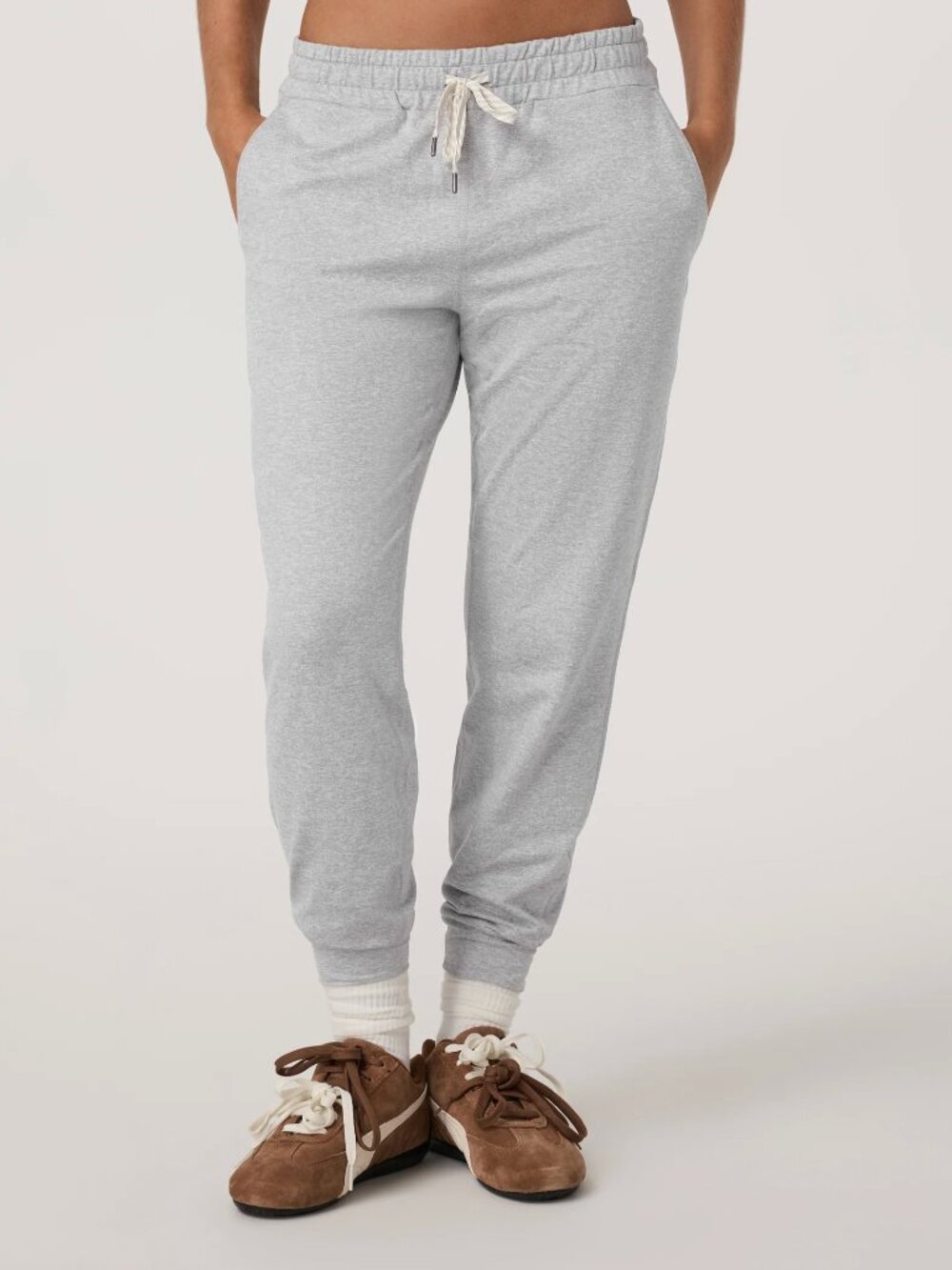 Vuori Performance Jogger, Pale Grey Heather, L